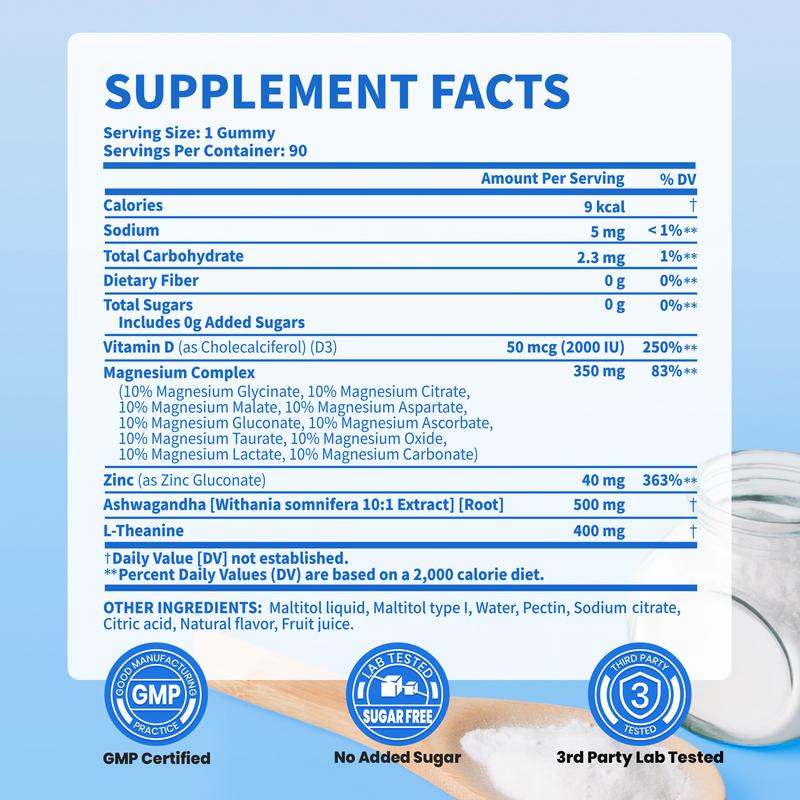 DeepCalm 14-in-1 Magnesium Gummies Complex