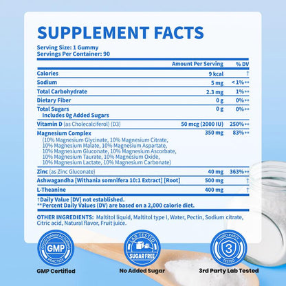 DeepCalm 14-in-1 Magnesium Gummies Complex